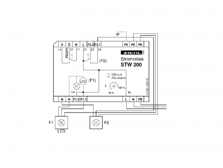 Stromrelais für Hindernisfeuer Typ STW200