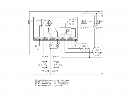 PTC-Resistor-Relay Type MS220K2