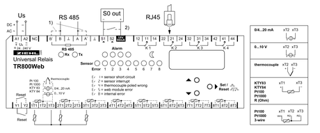 Universal-Relais Typ TR800Web